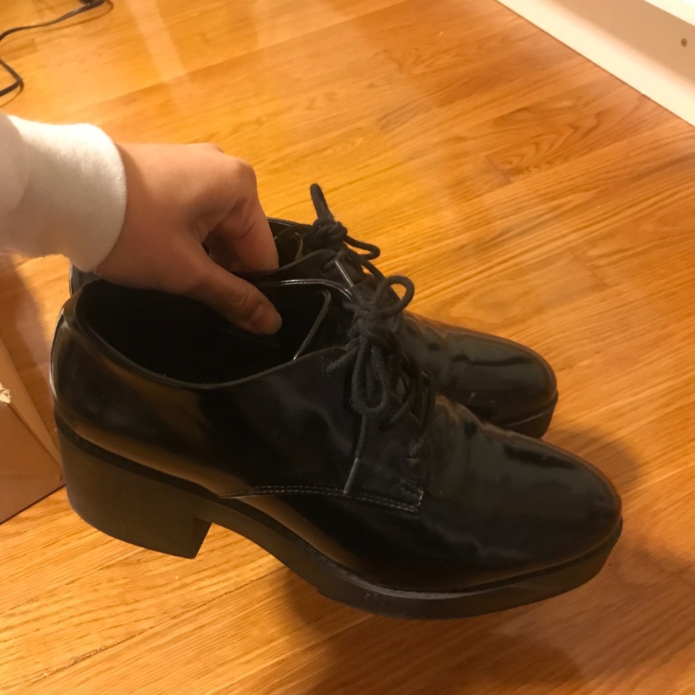 Platform Oxford shoes
